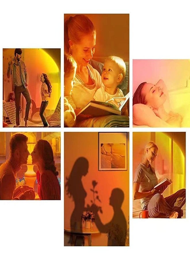 PIHARVA Plastic Sunset LED Lamp,Sun Lamp,16 Colors Sunset Light Projector with Remote,Sunlight Lamp Projection,Solset Sun Set Night Lights for Bedroom Living Room Decor - Image 4